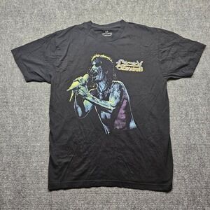 Ozzy Osbourne Graphic T-Shirt Mens Medium Black Double Sided Dove Made In USA